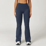 Pantalones de gimnasio con pernera de campana