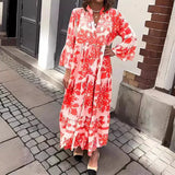 Avielle - Vestido Maxi Boho Impreso y a la Moda