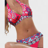 Valentina – Bikini Floral con Toques Geométricos que realza tu estilo veraniego