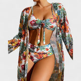 Glenda – Conjunto Floral de Bikini y Top que realza tu feminidad