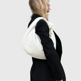 Sage Bolso de Hombro Mediano Tejido