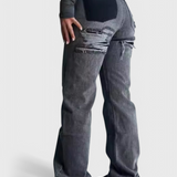 Roxy Jeans Vintage Desgastados de Cintura Alta