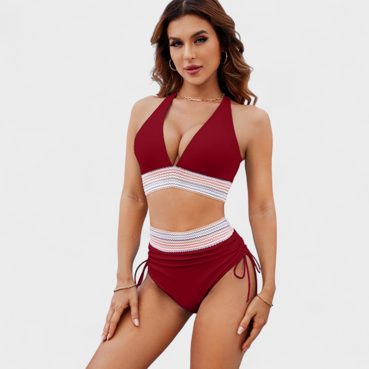 Valentina – Bikini de talle alto escultural que resalta tu figura