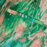 Inna Pantalones Rectos de Cintura Alta con Estampado de Mármol