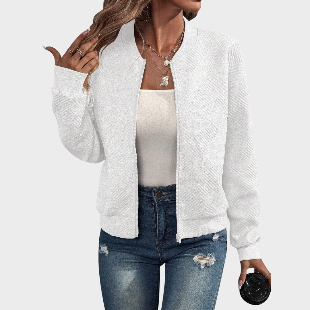 Dora Chaqueta Bomber con Cremallera