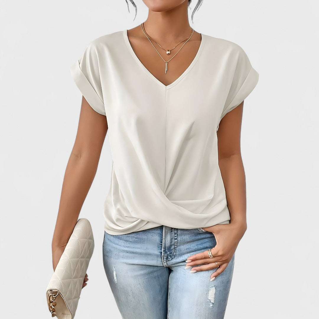 Maia – Top de V trenzado
