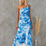 Xanthe - Vestido Maxi Plisado de Verano