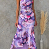 Xanthe - Vestido Maxi Plisado de Verano