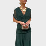 Lora Vestido Largo Con Escote En V
