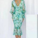 Miley - Vestido Midi con Estampado Floral