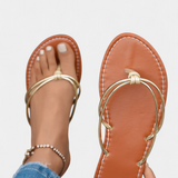 Aledia Sandalias Minimalistas con Tiras Delgadas Sintéticas