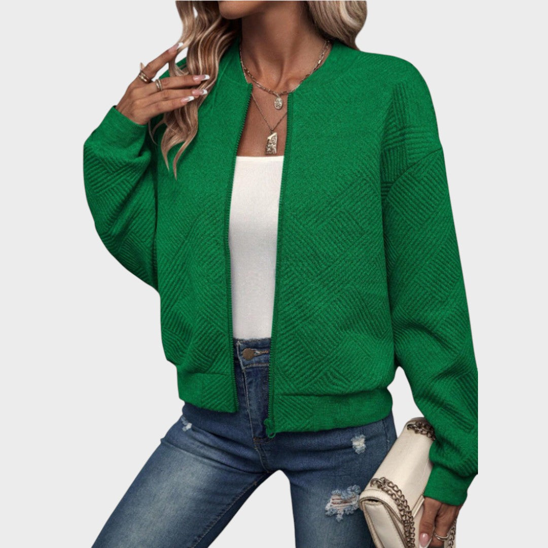 Dora Chaqueta Bomber con Cremallera