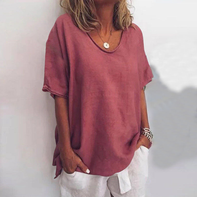 ANNA: BLUSA CÓMODA Y AMPLIA EN LAS REDONDECES