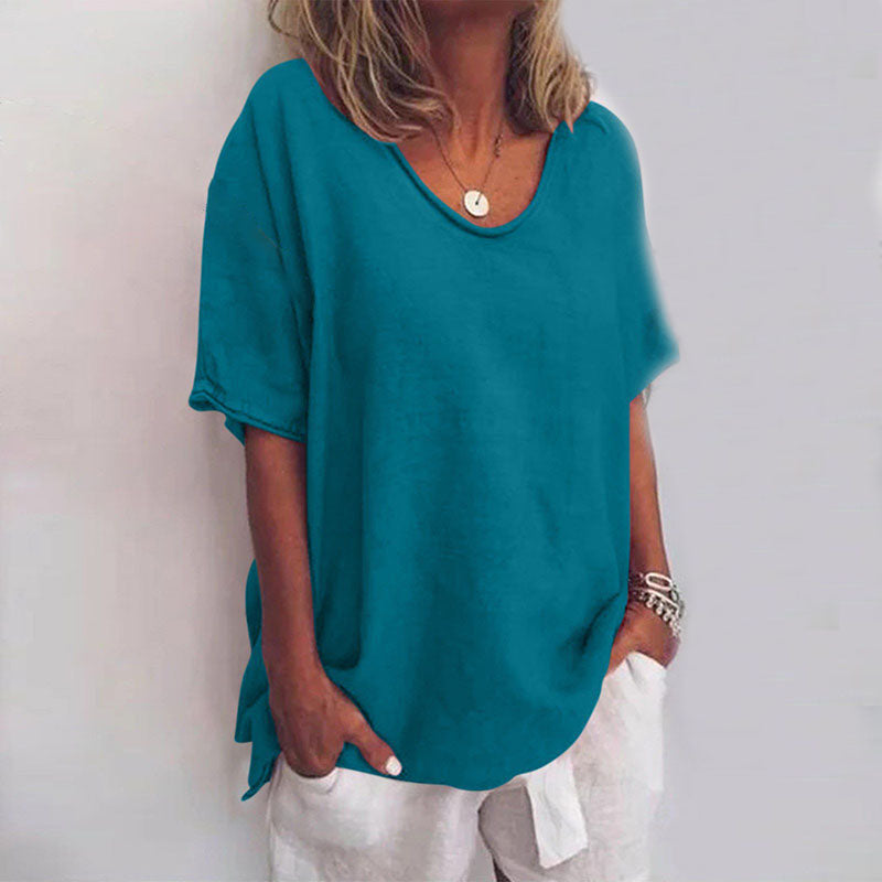 ANNA: BLUSA CÓMODA Y AMPLIA EN LAS REDONDECES