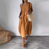 Esme - Vestido Midi Sin Mangas